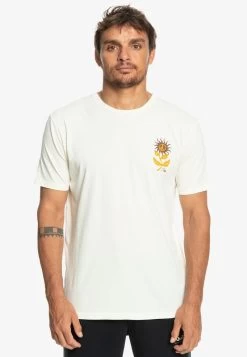 Quiksilver Sun Bloom - T-Shirt Print - Birch -Quiksilver c283f1d1e6fd473eb93d2ca26b17ab3e