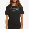 Quiksilver RAIN CHECK - T-Shirt Print - Black -Quiksilver c36c1f114e554532bff025b5d37c7269 2