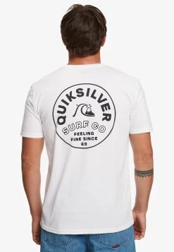 Quiksilver TIMELESS SPIN - POUR EQYZT07311 - T-Shirt Print - White -Quiksilver c4dd6bb6462f42dab7a185d6ffe58a49 2