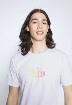 Quiksilver STRANGER THINGS TEE - T-Shirt Print - White -Quiksilver cee89b13435a421daae303785388a479