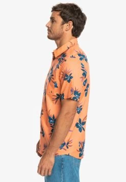 Quiksilver HOLIDAZED - KURZÄRMLIGES - Hemd - Fresh Salmon Holidazed -Quiksilver d461178acb8d489c9414a56a342e8830
