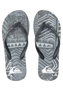 Quiksilver MOLOKAI ART - Zehentrenner - Black Black Grey -Quiksilver d490d01fd8f24d859aa99aa887e5533b