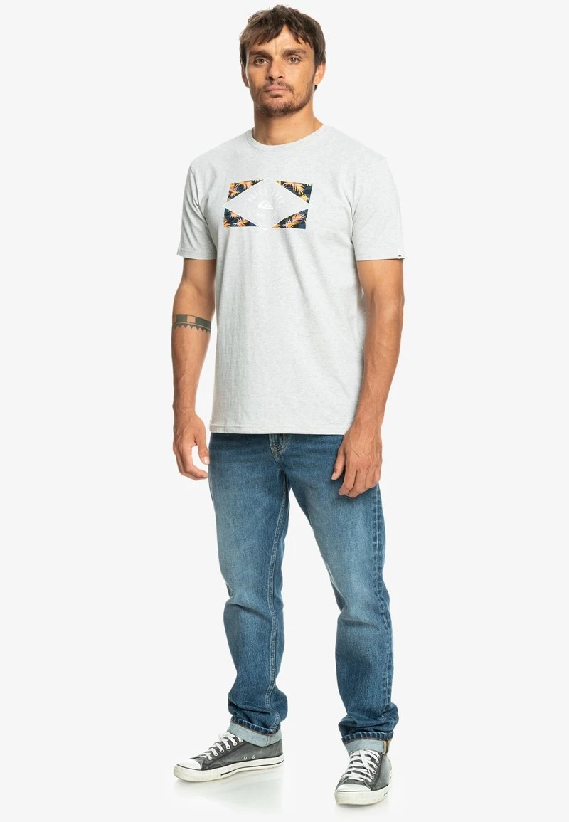 Quiksilver CIRCLED LINE SS - T-Shirt Print - Athletic Heather 4 Quiksilver CIRCLED LINE SS - T-Shirt Print - Athletic Heather – Bild 2