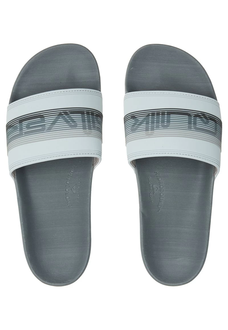 Quiksilver RIVI WORDMARK SLIDE - Badesandale - Grey 5 Quiksilver RIVI WORDMARK SLIDE - Badesandale - Grey – Bild 3