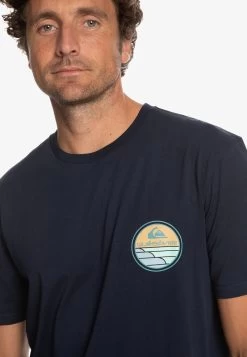 Quiksilver SCENIC JOURNEY - T-Shirt Print - Navy Blazer -Quiksilver e2689a6b45634c2491003e7841324777