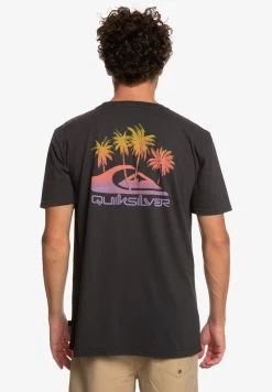 Quiksilver PASTIME PARADISE - T-Shirt Print - Black -Quiksilver e63d7e34e3704aed924c469a94765b7c 2