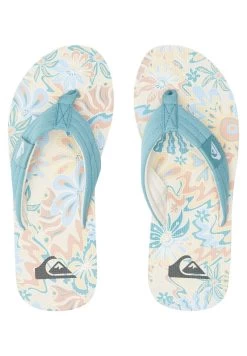Quiksilver MOLOKAI LAYBACK - Zehentrenner - Blue/white/black -Quiksilver f167276b5e5a4459b940262de40d825b