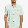 Quiksilver RIPPED UP - KURZÄRMLIGES - Hemd - Sky Blue Ripped Up -Quiksilver f412014fd8b044038462d91fb3042423