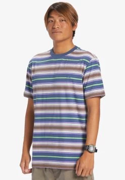 Quiksilver GELLER STRIPE - POUR EQYKT04286 - T-Shirt Print - Geller Bering Stripe -Quiksilver f422512183d44fbfb2b2a8ec08bc1767