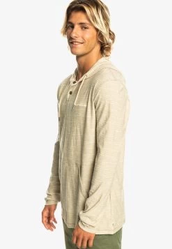 Quiksilver KENTIN LONGSLEEVE MIT KAPUZE - Kapuzenpullover - Plaza Taupe Kentin -Quiksilver f9b9b24b99834581b387b3b6b76514df