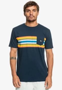 Quiksilver SURFADELICA - T-Shirt Print - Navy Blazer