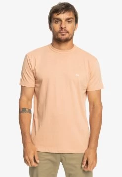 Quiksilver ESSENTIALS SS - T-Shirt Basic - Cafe Creme
