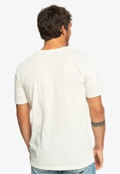 Quiksilver FADE BACK - T-Shirt Print - Birch Fade Back -Quiksilver fff756ef38504e098d42ef6a6c693862
